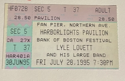 Lyle Lovett And His Large Band on Jul 28, 1995 [369-small]