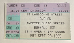 Buffalo Tom / Jennifer Trynin / The Inbreds on Sep 29, 1995 [371-small]