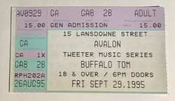Buffalo Tom / Jennifer Trynin / The Inbreds on Sep 29, 1995 [371-small]