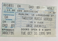 Urge Overkill / Guided By Voices / Papas Fritas on Oct 31, 1995 [383-small]