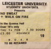No Sweat / Walk On Fire on Feb 14, 1991 [783-small]