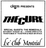 The Cure / The Remedials on Aug 29, 1981 [106-small]