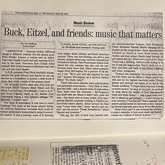 Tuatara / Mark Eitzel / The Minus 5 on May 27, 1997 [163-small]