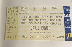 David Bowie on Oct 1, 1997 [165-small]