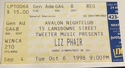 Liz Phair on Oct 6, 1998 [200-small]