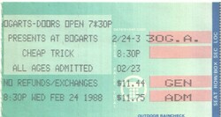 Cheap Trick on Feb 24, 1988 [226-small]