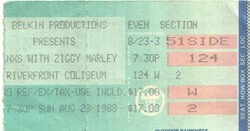 INXS / Ziggy Marley and the Melody Makers on Aug 28, 1988 [352-small]