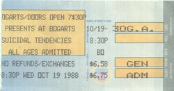 Suicidal Tendencies on Oct 19, 1988 [400-small]