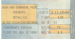 Metallica / Queensrÿche on Nov 18, 1988 [409-small]