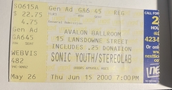 Sonic Youth / Stereolab on May 26, 2000 [641-small]