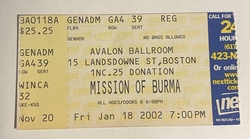Mission of Burma / The Explosion on Jan 18, 2002 [663-small]