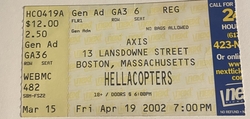The Hellacopters / The Gaza Strippers on Apr 19, 2002 [670-small]