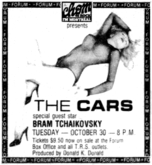 The Cars / Bram Tchaikovsky on Oct 30, 1979 [702-small]