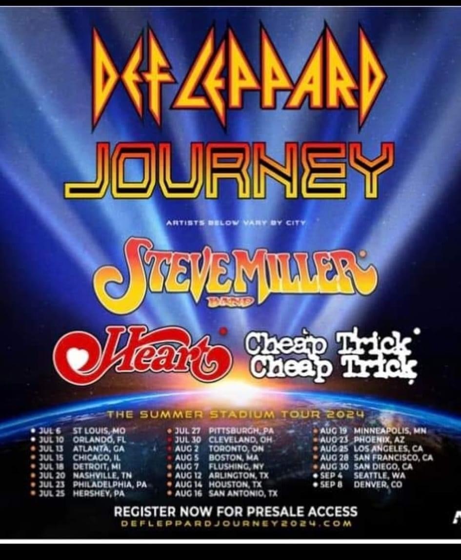 Aug 23, 2024 Def Leppard / Journey / Steve Miller Band at Chase Field