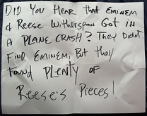 Eric's monologue cue card, tags: Article - Eric Andre / DJ Doggpound / Qthree on Dec 7, 2023 [116-small]