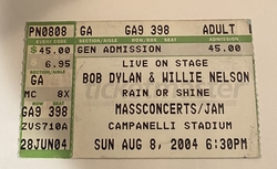 Bob Dylan / Willie Nelson / Hot Club Of Cowtown on Aug 8, 2004 [624-small]
