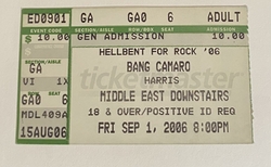 Bang Camero / Harris on Sep 1, 2006 [650-small]