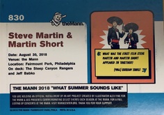 Steve Martin / Martin Short / Steep Canyon Rangers / Jeff Babko on Aug 30, 2018 [679-small]