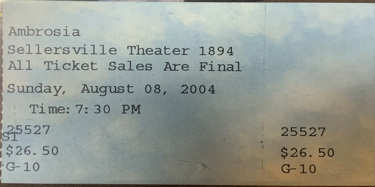 Ambrosia Concert & Tour History (Updated for 2025 2025) Concert