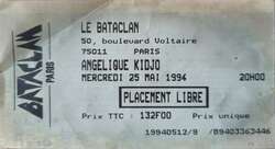 tags: Angélique Kidjo, Paris, Île-de-France, France, Ticket, Le Bataclan - Angélique Kidjo on May 25, 1994 [857-small]