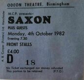 Saxon on Oct 4, 1982 [871-small]
