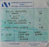 U2 / The Waterboys on Nov 12, 1984 [875-small]