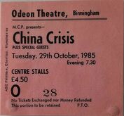 China Crisis / The Escape Club on Oct 29, 1985 [879-small]