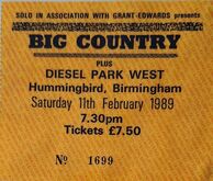 Big Country / Diesel Park West on Feb 11, 1989 [901-small]