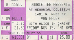 Van Halen / Alice In Chains on Nov 15, 1991 [001-small]