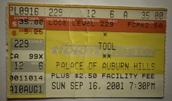 Tool / Meshuggah on Sep 16, 2001 [219-small]