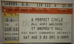 A Perfect Circle on Aug 9, 2003 [236-small]