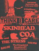 Think I Care / Skinhead / Colin of Arabia / The Stress on Dec 9, 2023 [241-small]