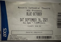 Blue October / Yam Haus on Sep 18, 2021 [320-small]