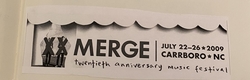 XX Merge: Merge Records 20th Anniversary on Jul 22, 2009 [824-small]
