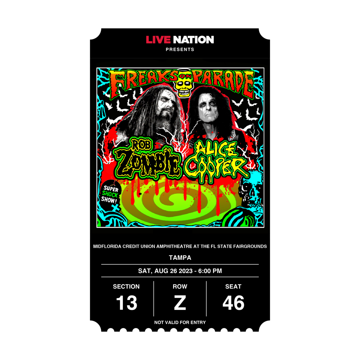 Aug 26, 2023 Rob Zombie / Alice Cooper / Ministry / Filter at
