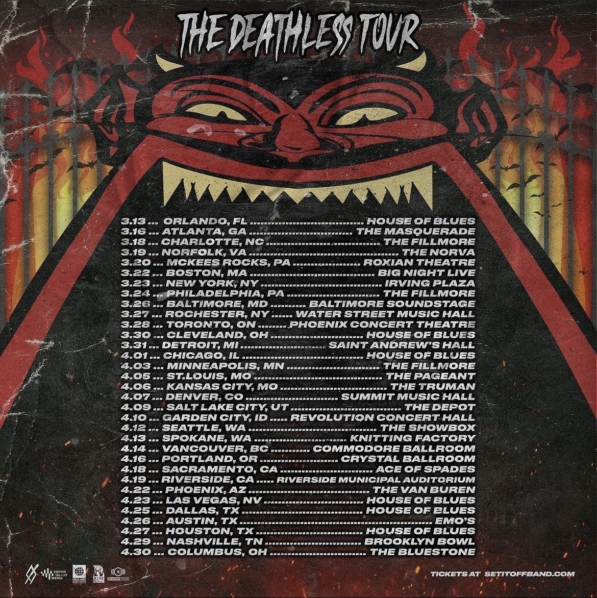 Caskets Concert & Tour History (Updated for 2024) Concert Archives