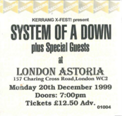 System of a Down / Apartment 26 / Bardo on Dec 20, 1999 [222-small]
