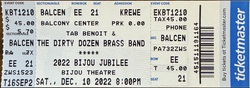 Tab Benoit / The Dirty Dozen Brass Band on Dec 10, 2022 [845-small]