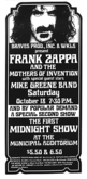 Frank Zappa / The Mothers Of Invention / Michael Greene Band on Oct 18, 1975 [298-small]