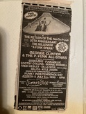 George Clinton 🚀Return of the Mothership 1996, tags: George Clinton and the P Funk All Stars, Parliament-Funkadelic, Bootsy Collins, Berlita Woods, De La Soul, George Clinton, New York, New York, United States, Gig Poster, Advertisement, Central Park Summerstage - New York City - George Clinton and the P Funk All Stars / Parliament-Funkadelic / Bootsy Collins / Berlita Woods / De La Soul / George Clinton on Jul 5, 1996 [592-small]