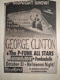 George Clinton & the P-Funk All-Stars feat. Parliament Funkadelic🚀 1996, tags: P-funk All Stars, George Clinton, Parliament-Funkadelic, New York, New York, United States, Gig Poster, Advertisement - George Clinton / Parliament-Funkadelic / P-funk All Stars on Oct 31, 1996 [607-small]