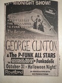 George Clinton & the P-Funk All-Stars feat. Parliament Funkadelic🚀 1996, tags: P-funk All Stars, George Clinton, Parliament-Funkadelic, New York, New York, United States, Gig Poster, Advertisement - George Clinton / Parliament-Funkadelic / P-funk All Stars on Oct 31, 1996 [607-small]