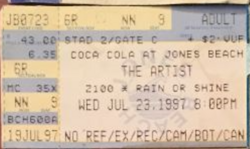 Prince (The Artist) Jones Beach, New York  *July 23, 1997, tags: Prince, New York, New York, United States, Ticket - Prince on Jul 23, 1997 [671-small]