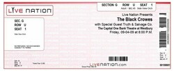 The Black Crowes & Truth & Salvage Company ( New York), tags: The Black Crowes, Truth & Salvage Company, New York, New York, United States, Ticket - The Black Crowes / Truth & Salvage Company on Sep 4, 2009 [035-small]