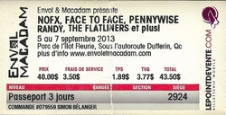 NOFX / Pennywise / Face To Face / The Flatliners / Randy / The Hunters (Canada) on Sep 5, 2013 [071-small]