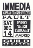Immedia / Graham Cracker Cyclone / Fault / Every Third Thought / Madrid on Dec 14, 1991 [412-small]