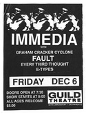 Immedia / Graham Cracker Cyclone / Fault / Every Third Thought / E-Types on Dec 6, 1991 [433-small]