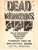 Dead Kennedys / Fall of Christianity / The Witnesses / Reagan Kids on Dec 16, 1980 [563-small]