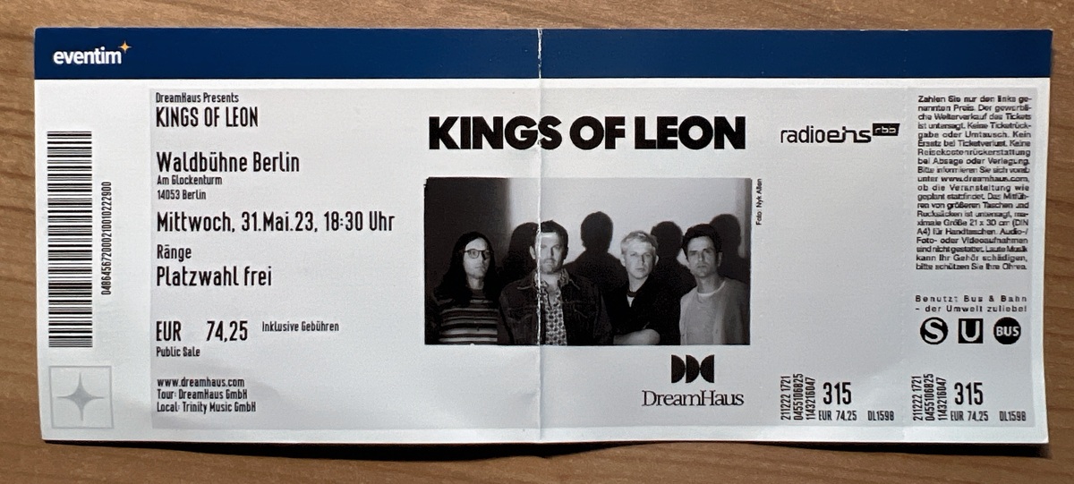 Kings Of Leon Concert & Tour History (Updated for 2023) Concert Archives