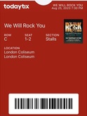 tags: Ticket - We Will Rock You, The Musical on Aug 25, 2023 [700-small]